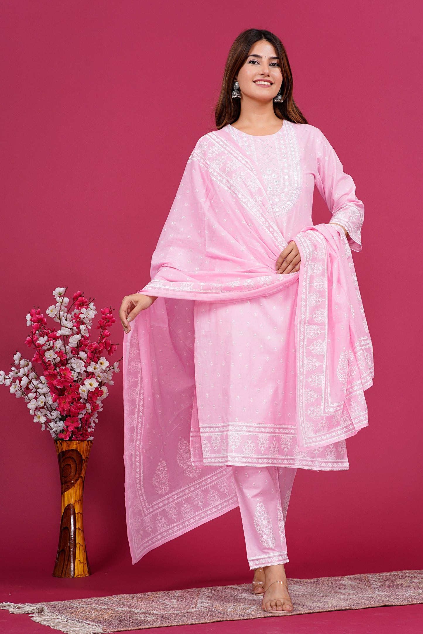 Pink Kurta Set