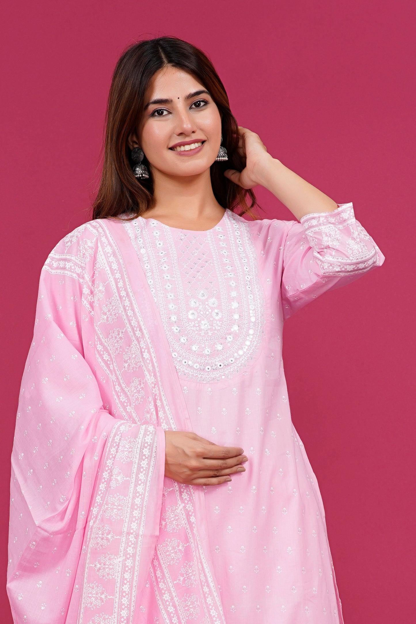 Pink Kurta Set