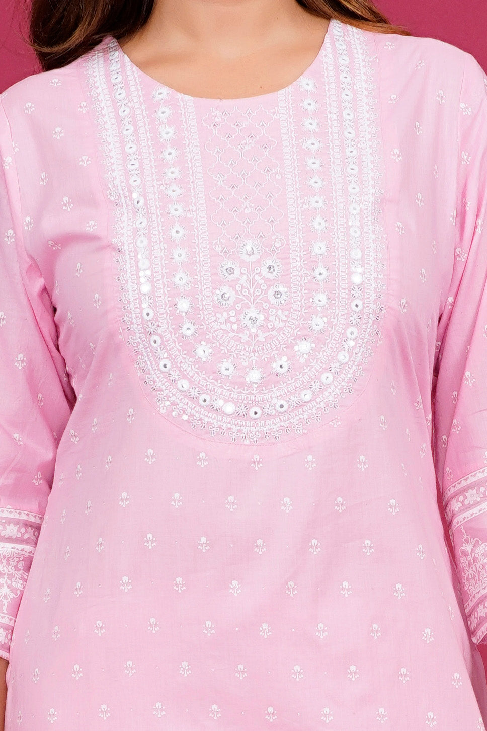 Pink Kurta Set