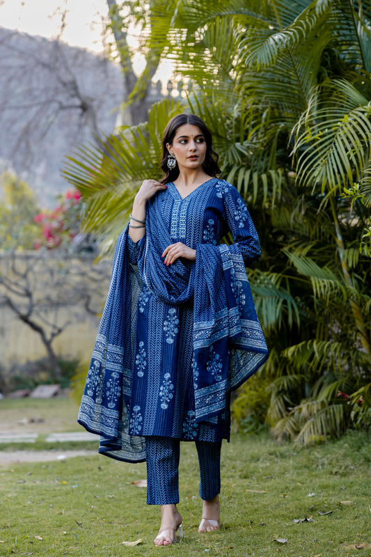 Blue Kurta set